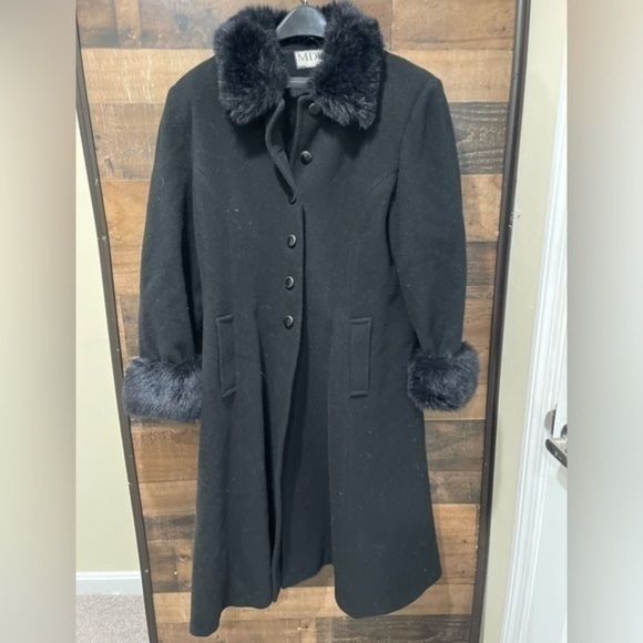 Mario De Pinto Wool Coat woman’s size XL - Picture 2 of 12